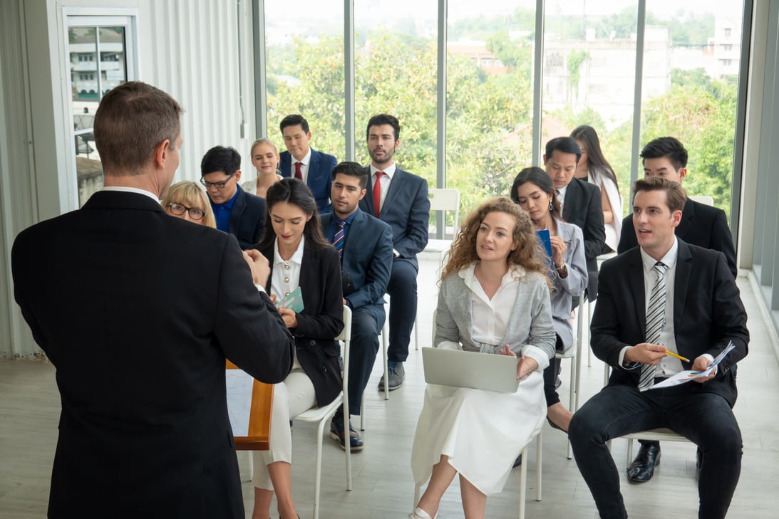 The Audience is Actively Listening to the Speaker